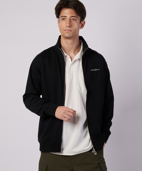Eddie Bauer(エディーバウアー)の「ダブルフェイスカノコ ジップアップ カーディガン(カーディガン/ボレロ・メンズ・ブラック/グレー/グレイッシュベージュ/ブラウン・S/M/L/XL/XXL)」の1枚目の写真