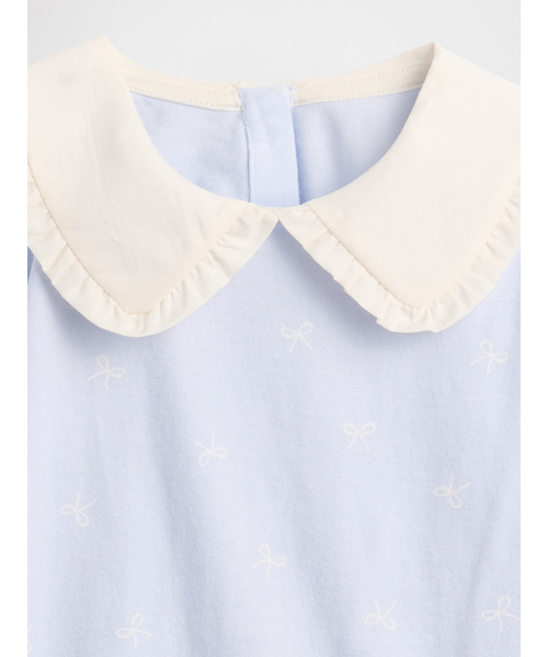 GAP（ギャップ）の「ラッフルフリルカラートップス (幼児・ベビー)（Tシャツ/カットソー・キッズ・ホワイト系その他/ネイビー/アイボリー/ブルー・80ｃｍ/90cm/95cm/100cm/105cm/110cm）」の13枚目の写真