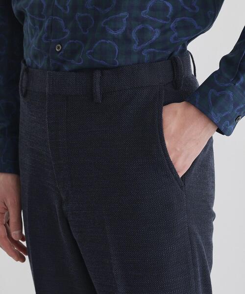 TAKEO KIKUCHI（タケオキクチ）の「【Sサイズ～】ラッセルメッシュ パンツ（スラックス・メンズ・ブルー系その他/ダークブラウン/チャコールグレー・01/02/03/04）」の8枚目の写真
