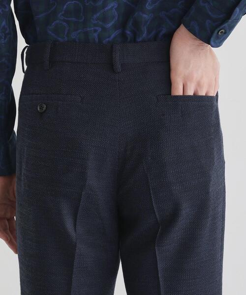 TAKEO KIKUCHI（タケオキクチ）の「【Sサイズ～】ラッセルメッシュ パンツ（スラックス・メンズ・ブルー系その他/ダークブラウン/チャコールグレー・01/02/03/04）」の9枚目の写真