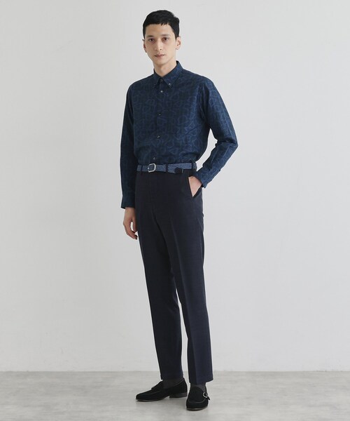 TAKEO KIKUCHI（タケオキクチ）の「【Sサイズ～】ラッセルメッシュ パンツ（スラックス・メンズ・ブルー系その他/ダークブラウン/チャコールグレー・01/02/03/04）」の21枚目の写真