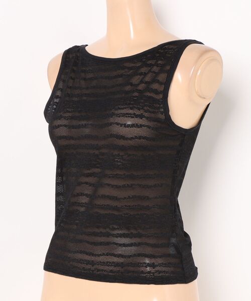 Sloggi（スロギー）の「スロギー フリー オールラウンド レース タンクトップ sloggi FREE AR Lace Tank Top JX（その他アンダーウェア/インナー・レディース・ホワイト/ブラック・FREE）」の8枚目の写真