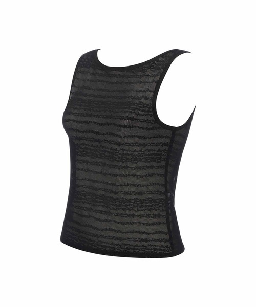 Sloggi（スロギー）の「スロギー フリー オールラウンド レース タンクトップ sloggi FREE AR Lace Tank Top JX（その他アンダーウェア/インナー・レディース・ホワイト/ブラック・FREE）」の5枚目の写真