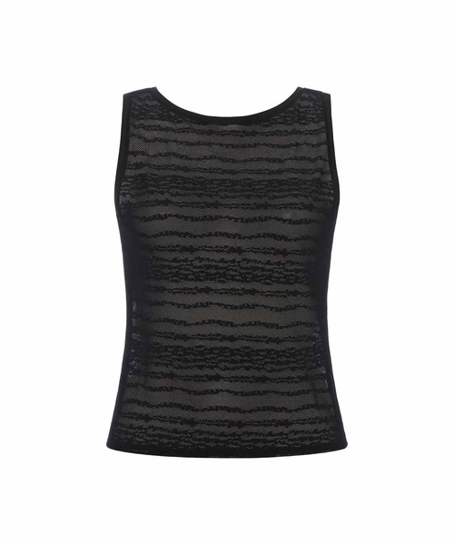 Sloggi（スロギー）の「スロギー フリー オールラウンド レース タンクトップ sloggi FREE AR Lace Tank Top JX（その他アンダーウェア/インナー・レディース・ホワイト/ブラック・FREE）」の10枚目の写真