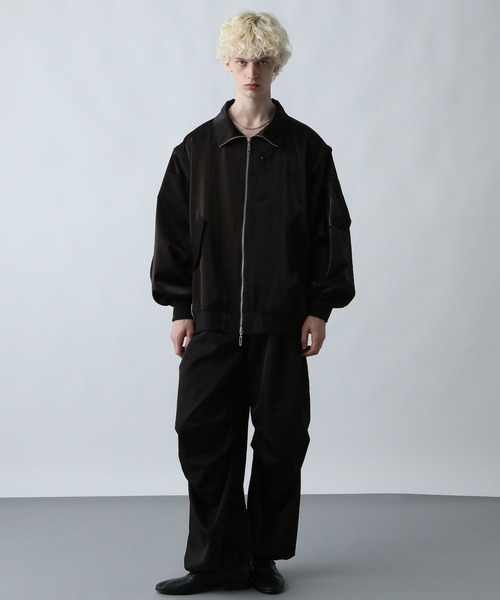 HARE（ハレ）の「【SET UP対応】シャイニーワイドレッグパンツ(HARE)（その他パンツ・メンズ・ブラック/ブルー・FREE）」の10枚目の写真