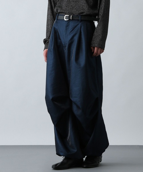 HARE（ハレ）の「【SET UP対応】シャイニーワイドレッグパンツ(HARE)（その他パンツ・メンズ・ブラック/ブルー・FREE）」の11枚目の写真
