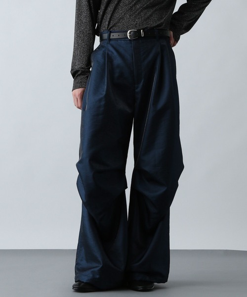 HARE（ハレ）の「【SET UP対応】シャイニーワイドレッグパンツ(HARE)（その他パンツ・メンズ・ブラック/ブルー・FREE）」の12枚目の写真