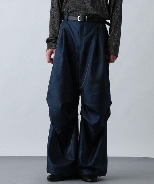 HARE（ハレ）の「【SET UP対応】シャイニーワイドレッグパンツ(HARE)（その他パンツ・メンズ・ブラック/ブルー・FREE）」の13枚目の写真