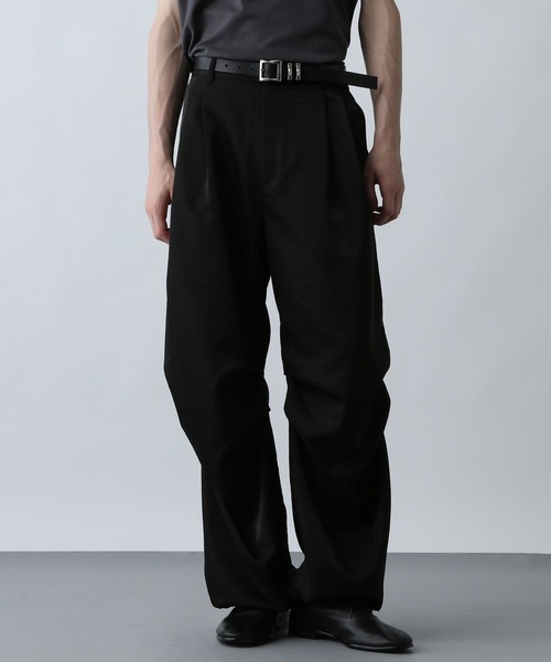 セール】【SET UP対応】シャイニーワイドレッグパンツ(HARE)（その他