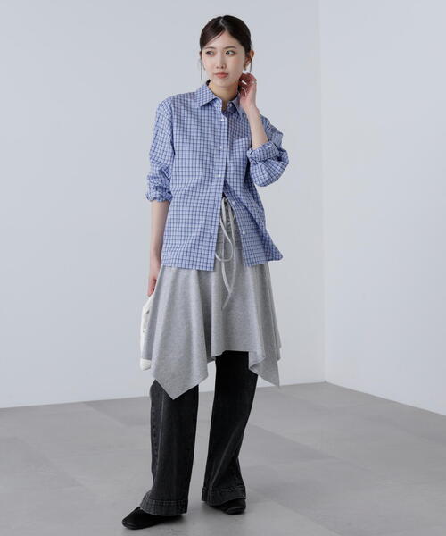 FREE'S MART（フリーズマート）の「◆２ＷＡＹイレヘムミディスカート（スカート・レディース・グレー/ホワイト系その他/ブラック・FREE）」の20枚目の写真