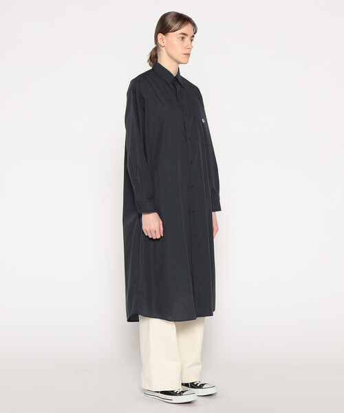WOMEN'S COTTON TWILL CLASSIC COLLAR DRESS（ワンピース