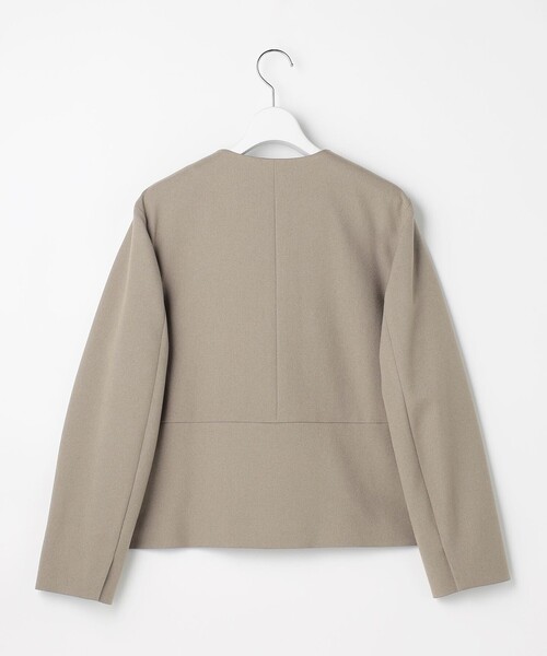 J.PRESS Ladies(J.プレス レディス)の「【WEB限定カラーあり】ツムギートflannel ノーカラー ジャケット(ノーカラージャケット・レディース・ベージュ系/ネイビー系/アイボリー系/グレー系・S/XS)」の17枚目の写真