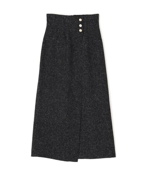 PROPORTION BODY DRESSING（プロポーションボディドレッシング）の「アシメ釦ナロースカート / 1215220806（スカート・レディース・ブラック系その他/ベージュ/ブラウン・P/S/SMALL/MEDIUM）」の8枚目の写真