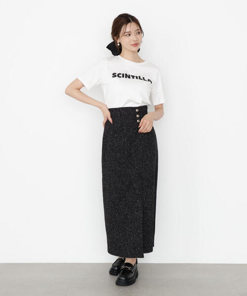 PROPORTION BODY DRESSING（プロポーションボディドレッシング）の「アシメ釦ナロースカート / 1215220806（スカート・レディース・ブラック系その他/ベージュ/ブラウン・P/S/SMALL/MEDIUM）」の10枚目の写真