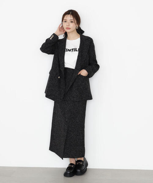 PROPORTION BODY DRESSING（プロポーションボディドレッシング）の「アシメ釦ナロースカート / 1215220806（スカート・レディース・ブラック系その他/ベージュ/ブラウン・P/S/SMALL/MEDIUM）」の11枚目の写真