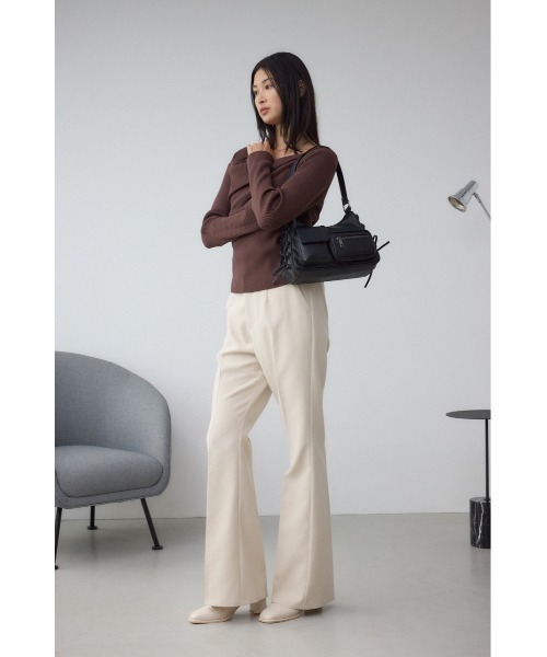 AZUL by moussy（アズールバイマウジー）の「サイドレースアップボックスポケットミニバッグ（ハンドバッグ・レディース・ブラウン/ブラック・FREE）」の4枚目の写真