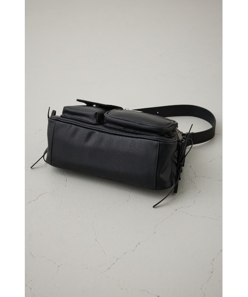 AZUL by moussy（アズールバイマウジー）の「サイドレースアップボックスポケットミニバッグ（ハンドバッグ・レディース・ブラウン/ブラック・FREE）」の11枚目の写真