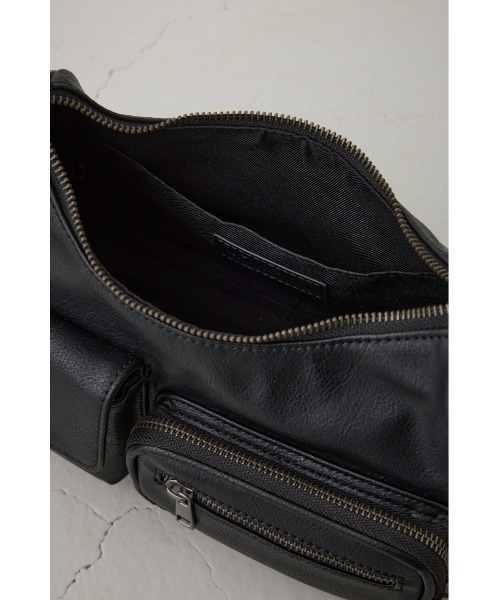 AZUL by moussy（アズールバイマウジー）の「サイドレースアップボックスポケットミニバッグ（ハンドバッグ・レディース・ブラウン/ブラック・FREE）」の12枚目の写真