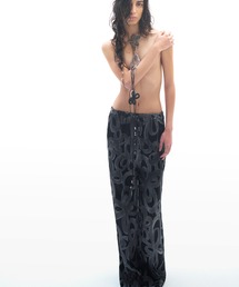 RUMCHE（ラムシェ）の「"Chain Flower" Print Trousers / チェーンフラワープリントパンツ（スラックス）」