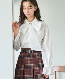 31 Sons de mode | 2025秋冬新作 ボウタイリボンブラウス(シャツ/ブラウス)