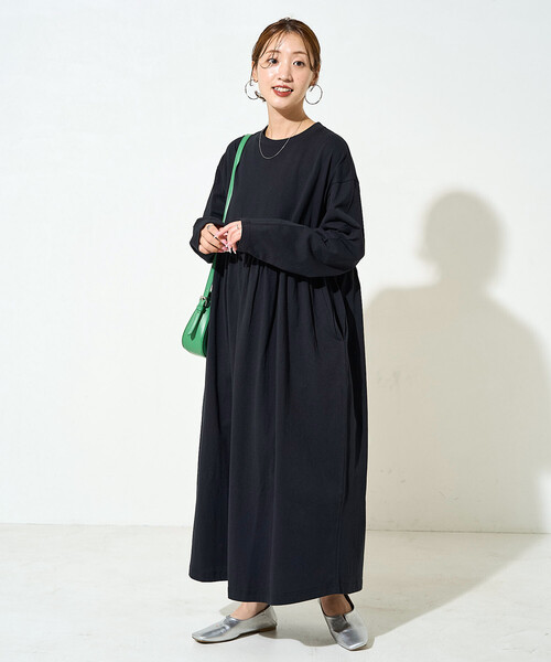 限定展開 ウエスト ギャザー 切り替え ワンピース（ワンピース