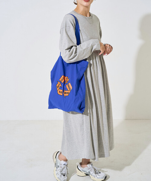 FREAK'S STORE(フリークスストア)の「限定展開 ウエスト ギャザー 切り替え ワンピース(ワンピース・レディース・ブラウン/ピンク/ブルー/杢グレー/ブラック・MEDIUM/SMALL)」の15枚目の写真