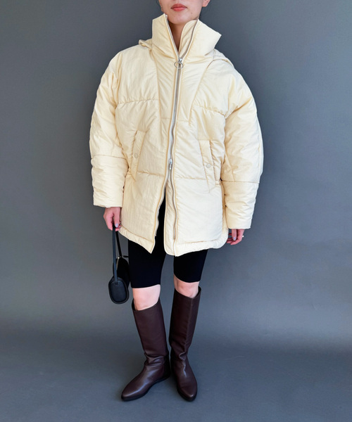 EDIT. FOR LULU（エディットフォールル）の「パデット コート（その他アウター・レディース・イエロー/チャコールグレー・FREE）」の16枚目の写真