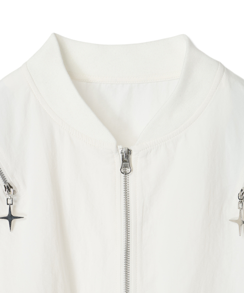 セール】肩ファスナーナイロンブルゾン（ブルゾン）｜BISKEE（ビスキー