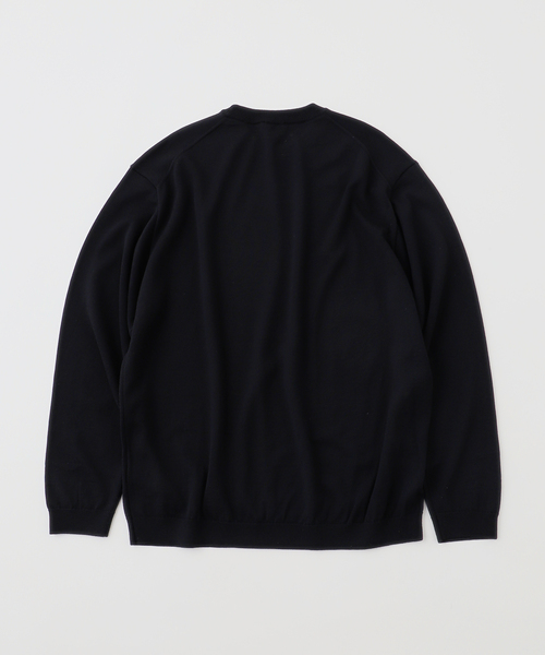 ATON (エイトン) WOOSTED WOOL CREWNECK SWEATER（ニット/セーター