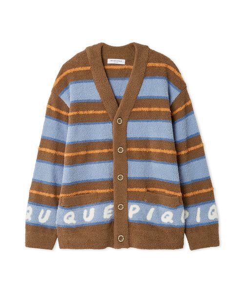 HOMME】ベビモコピケロゴジャガードカーディガン（ルームウェア