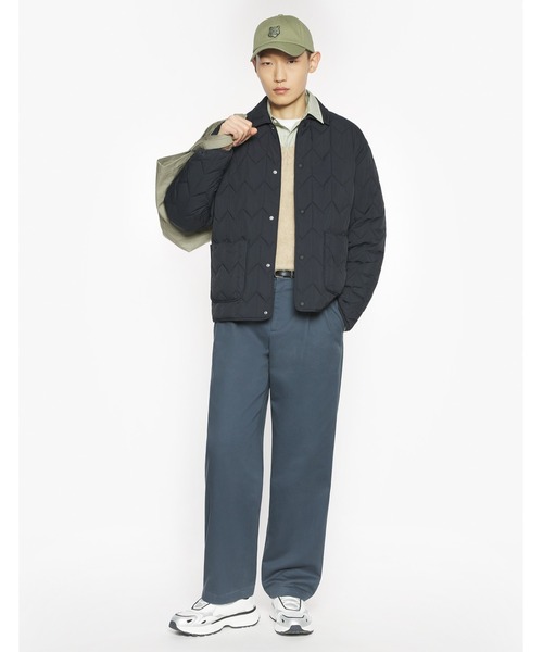 Maison Kitsune（メゾンキツネ）の「QUILTED BLOUSON（ブルゾン・メンズ・ブラック/カーキ・XL/L/M/S/XS）」の6枚目の写真