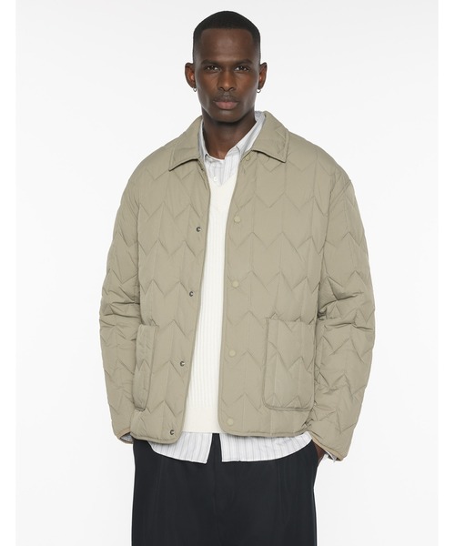 Maison Kitsune（メゾンキツネ）の「QUILTED BLOUSON（ブルゾン・メンズ・ブラック/カーキ・XL/L/M/S/XS）」の14枚目の写真