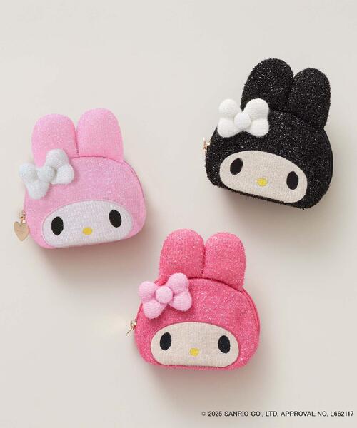 マイメロディ】フェイス型キラキラシェルポーチ（ポーチ）｜sanrio