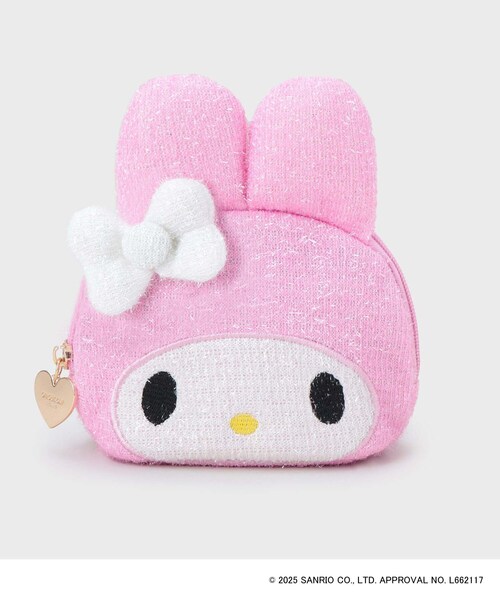 新品✳︎マイメロディポーチ マイメロディ】フェイス型キラキラシェルポーチ（ポーチ）｜sanrio