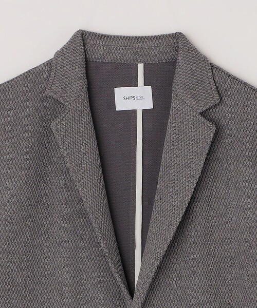 SHIPS any（シップス エニィ）の「SHIPS any:〈洗濯機可能〉TEXBRID(R) タックハニカム ニッティング ジャケット 25AW◇（テーラードジャケット・メンズ・チャコールグレー/キャメル/ネイビー・X-LARGE/LARGE/MEDIUM/SMALL）」の14枚目の写真