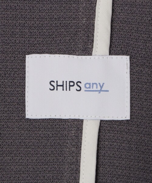 SHIPS any（シップス エニィ）の「SHIPS any:〈洗濯機可能〉TEXBRID(R) タックハニカム ニッティング ジャケット 25AW◇（テーラードジャケット・メンズ・チャコールグレー/キャメル/ネイビー・X-LARGE/LARGE/MEDIUM/SMALL）」の13枚目の写真
