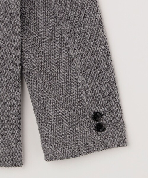 SHIPS any（シップス エニィ）の「SHIPS any:〈洗濯機可能〉TEXBRID(R) タックハニカム ニッティング ジャケット 25AW◇（テーラードジャケット・メンズ・チャコールグレー/キャメル/ネイビー・X-LARGE/LARGE/MEDIUM/SMALL）」の9枚目の写真