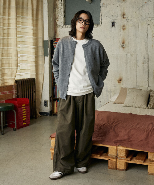 U.S. POLO ASSN.（ユーエスポロアッスン）の「U.S. POLO ASSN./ユーエスポロアッスン 別注 CREW NECK KNIT CARDIGAN/クルーネックニットカーディガン(限定展開)（カーディガン/ボレロ・メンズ・ネイビー/ブラック/チャコールグレー/グレー・LARGE/MEDIUM/SMALL）」の20枚目の写真