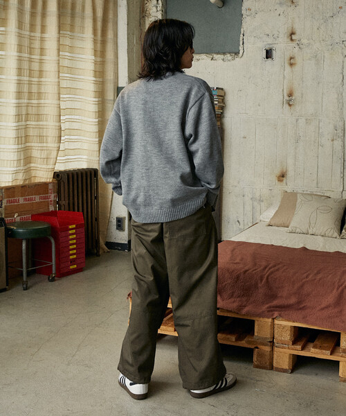 U.S. POLO ASSN.（ユーエスポロアッスン）の「U.S. POLO ASSN./ユーエスポロアッスン 別注 CREW NECK KNIT CARDIGAN/クルーネックニットカーディガン(限定展開)（カーディガン/ボレロ・メンズ・ネイビー/ブラック/チャコールグレー/グレー・LARGE/MEDIUM/SMALL）」の21枚目の写真