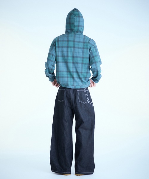 sedacle アソート柄ジップパーカー チェック アソート柄ジップパーカー【SETUP着用可能】（パーカー