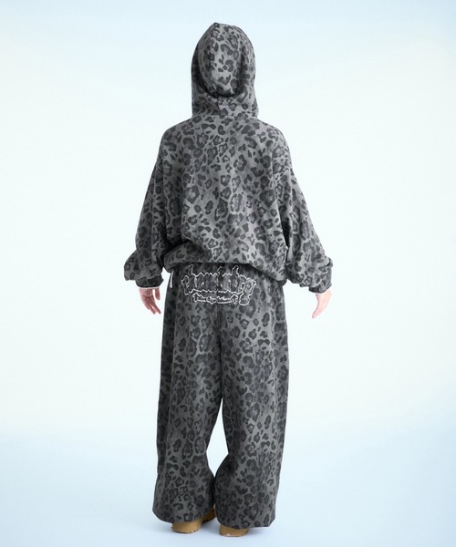 sedacle新作スウェットセットアップ完売品【レオパード】 sedacle（セダクル）の「アソート柄ジップパーカー【SETUP着用可能