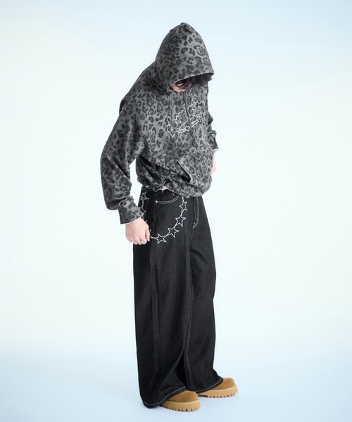 セール】アソート柄ジップパーカー【SETUP着用可能】（パーカー