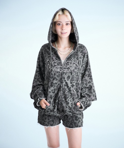 アソート柄ジップパーカー【SETUP着用可能】（パーカー）｜sedacle