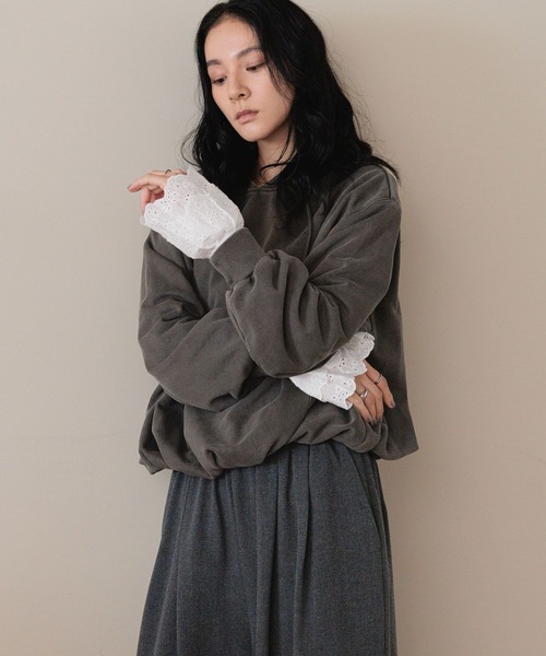 LOWRYS FARM（ローリーズファーム）の「ソデレイヤードＬＳ　580978（Tシャツ/カットソー・レディース・ホワイト系その他7/ホワイト系その他6/ホワイト系その他5・FREE）」の10枚目の写真