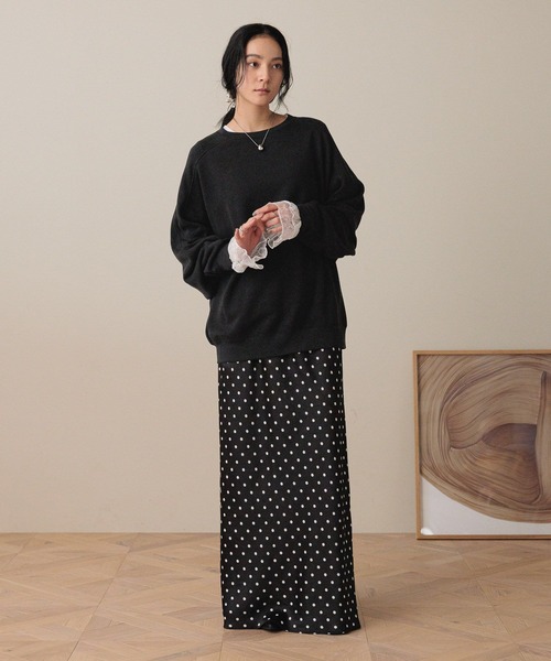 LOWRYS FARM（ローリーズファーム）の「ソデレイヤードＬＳ　580978（Tシャツ/カットソー・レディース・ホワイト系その他7/ホワイト系その他6/ホワイト系その他5・FREE）」の12枚目の写真