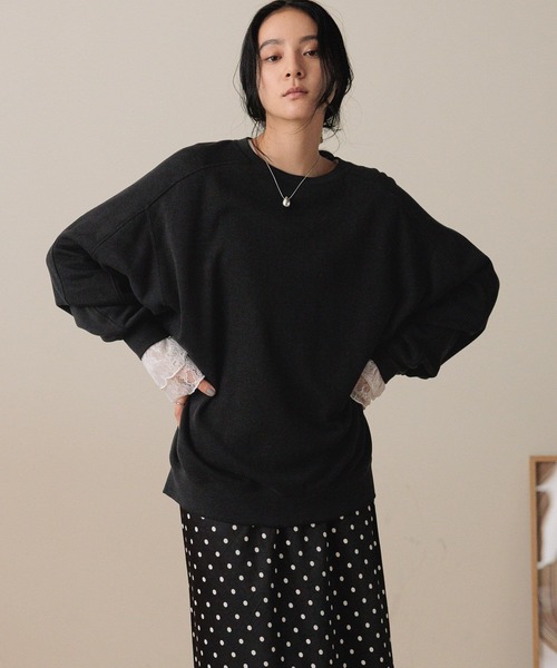 LOWRYS FARM（ローリーズファーム）の「ソデレイヤードＬＳ　580978（Tシャツ/カットソー・レディース・ホワイト系その他7/ホワイト系その他6/ホワイト系その他5・FREE）」の13枚目の写真