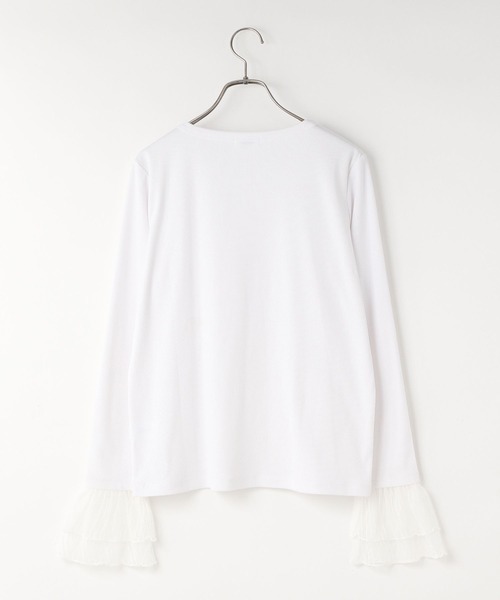 LOWRYS FARM（ローリーズファーム）の「ソデレイヤードＬＳ　580978（Tシャツ/カットソー・レディース・ホワイト系その他7/ホワイト系その他6/ホワイト系その他5・FREE）」の16枚目の写真