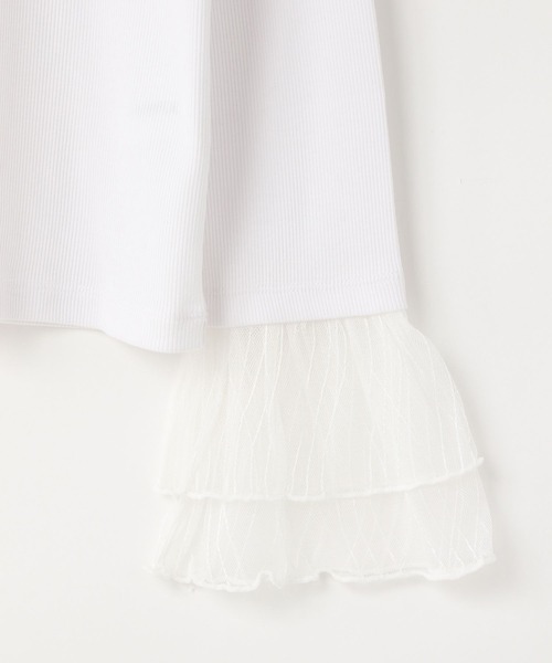 LOWRYS FARM（ローリーズファーム）の「ソデレイヤードＬＳ　580978（Tシャツ/カットソー・レディース・ホワイト系その他7/ホワイト系その他6/ホワイト系その他5・FREE）」の20枚目の写真