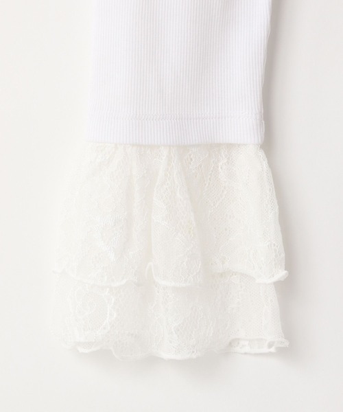 LOWRYS FARM（ローリーズファーム）の「ソデレイヤードＬＳ　580978（Tシャツ/カットソー・レディース・ホワイト系その他7/ホワイト系その他6/ホワイト系その他5・FREE）」の21枚目の写真