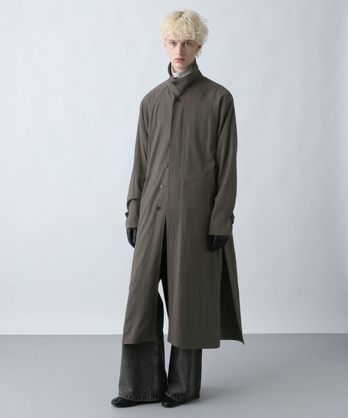 HARE（ハレ）の「トランジションコート(HARE)（ステンカラーコート・メンズ・ブラック・FREE）」の10枚目の写真